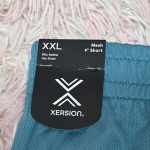 Xersion Teal Mesh Shorts XXL